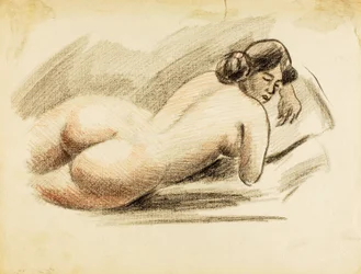 Nudo femminile reclinato
