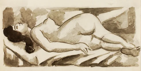 Nudo femminile reclinato