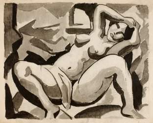 Nudo femminile reclinato