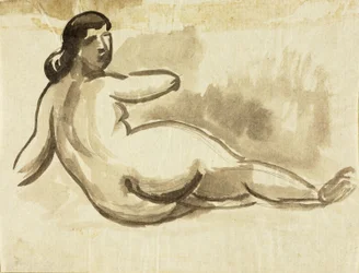 Nudo femminile reclinato