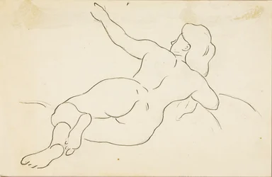 Nudo femminile reclinato