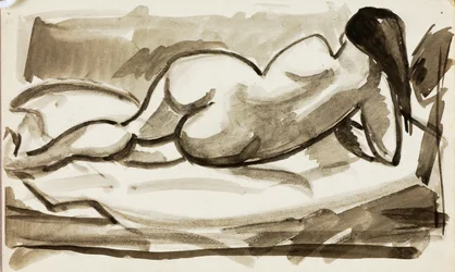 Nudo femminile reclinato
