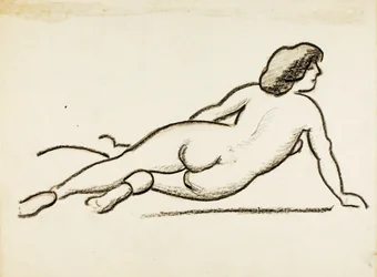 Nudo femminile reclinato