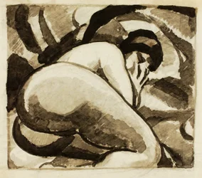 Nudo femminile reclinato