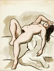 Nudo reclinato