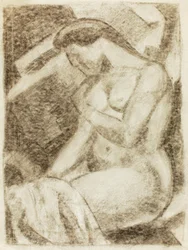 Nudo femminile seduto
