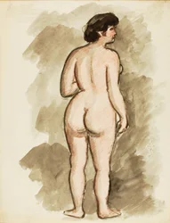 Nudo in piedi