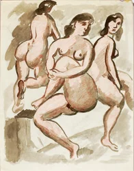 Tre nudi femminili