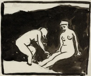 Due nudi femminili
