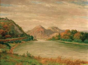 Giornata autunnale sul Reno presso Rolandseck