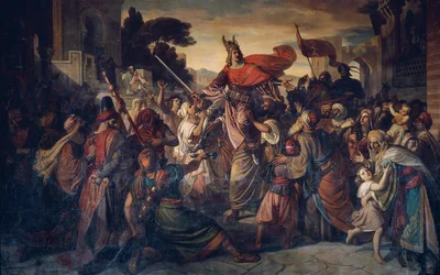 La ricezione di Manfredi (1231-1266) dai Saraceni a Luceria nel 1254