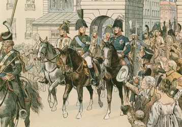 Ingresso dei monarchi alleati a Parigi nel 1815