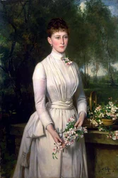 Ritratto della granduchessa Elizaveta Fyodorovna, 1864-1918, 1885