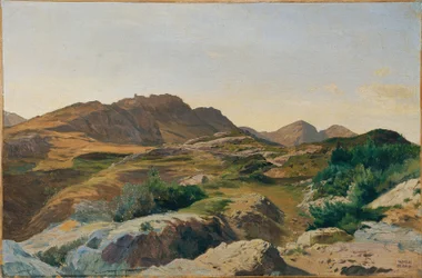 Paesaggio nei monti Sabini