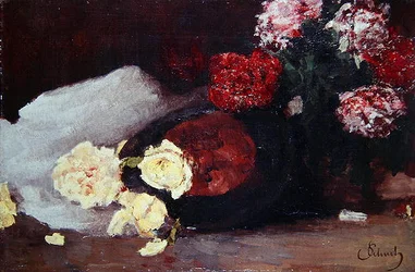 Natura morta con rose da tè, c.1885