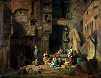Lavandaie alla fontana
