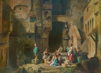 Lavandaie alla fontana