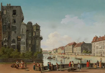 Palazzo della città di Berlino sul fiume Sprea