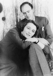 Patricia Neal con Roald Dahl