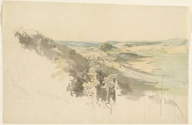 Paesaggio Collinare con Castello di Landsberg