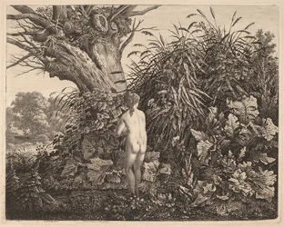 Fanciulla che fa il bagno