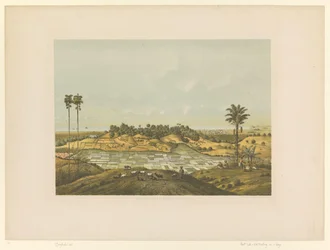 Vista di un paesaggio vicino a Samarang
