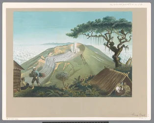 Vulcano Gede a Giava Occidentale