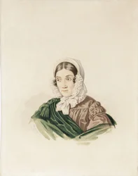 Ritratto di Tatiana Petrovna Lvova 1789-1848, nata Poltoratskaya, anni 1830
