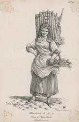 Venditrice di frutta