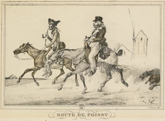 Scene di vita quotidiana, strade e sentieri: Strada per Poissy
