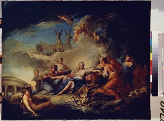 Il riposo di Diana durante la caccia