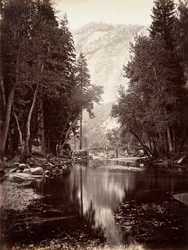 Eagle Point, 4.000 piedi, Yosemite, ca. 1872, stampato ca. 1876