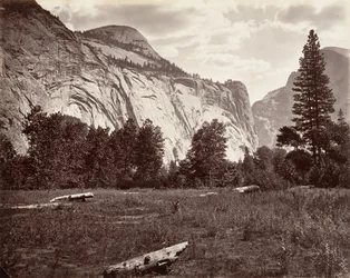 North Dome, 3.725 piedi, Yosemite, ca. 1872, stampato ca. 1876
