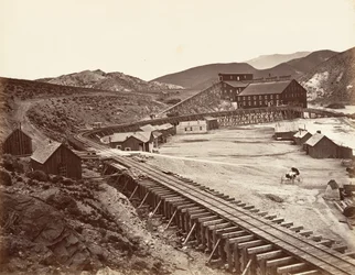 Eureka Quartz Mill e Flume, Nevada