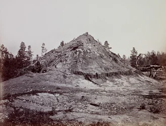 Casa del sudore indiana, contea di Mendocino, California, 1863