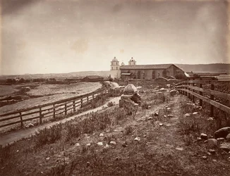 Santa Barbara e Chiesa della Missione, 1876, stampato ca. 1876