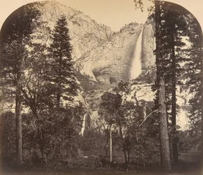 Cascata di Yosemite. Giù per la valle. 2637 piedi, 1861