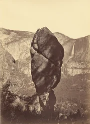 Agassiz Rock e le cascate Yosemite, da Union Point