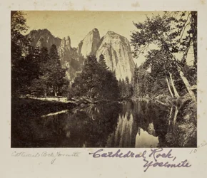 Cathedral Rocks, 2600 piedi, valle di Yosemite, contea di Mariposa, California (n. 1008)