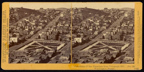 Panorama di San Francisco da Telegraph Hill, Washington Square