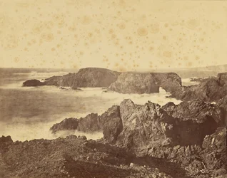 [Veduta della costa di Mendocino] / [Veduta della costa al largo di Mendocino]