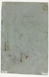 Schizzo della testa di un bambino, c. 1586