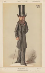 Vanity Fair: Statisti No. 67 Il rappresentante del Romanticismo, 1870