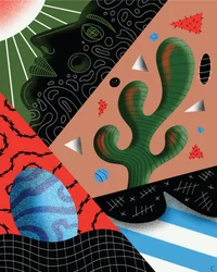 Chi è il virus, 2019 (illustrazione digitale)