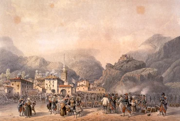 Campo francese a Susa nel 1859