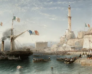 Le truppe francesi sbarcano a Genova nell