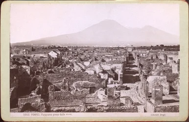 Panorama di Pompei, 1880 circa (fotografia)