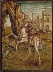San Giorgio che uccide il drago (predella della Pala Odoni)