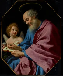 San Matteo scrive il suo Vangelo