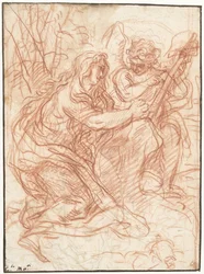 Maria Maddalena adorante la Croce